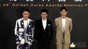  ▲柯震東（右起）、邱澤、鄭人碩是今年金馬獎最佳男主角入圍者。（圖／記者朱永強攝）