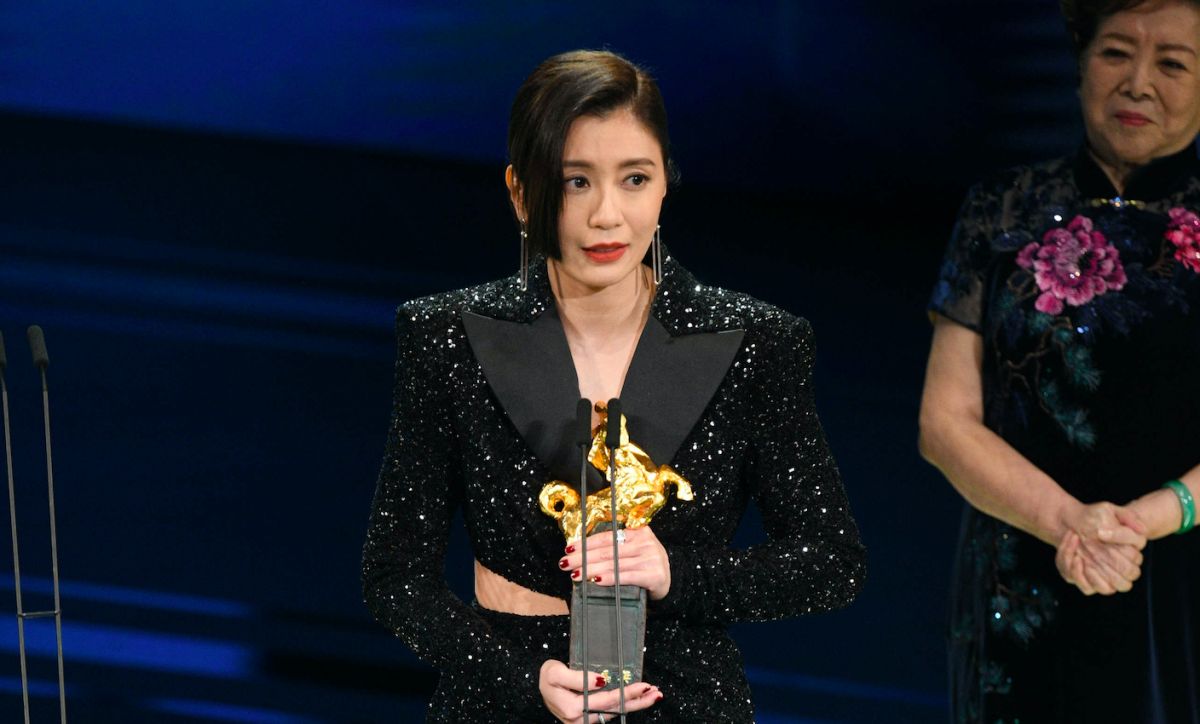 ▲本屆金馬獎的「最佳女主角」由賈靜雯獲得。（圖／台視提供）