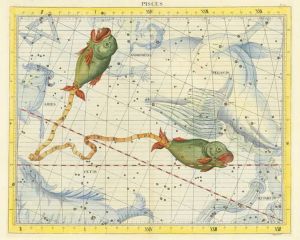 ▲亞當斯舉英國首任皇家天文學家佛蘭斯蒂德(John Flamsteed)所畫的《雙魚座》為自己的說法佐證。(圖/翻攝自維基百科) ▲亞當斯舉英國首任皇家天文學家佛蘭斯蒂德(John Flamsteed)所畫的《雙魚座》為自己的說法佐證。(圖/翻攝自維基百科)