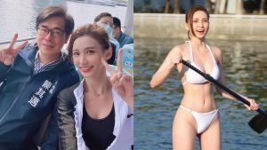 「173cm玉腿妹」同框陳其邁　比基尼照讓萬人淪陷
