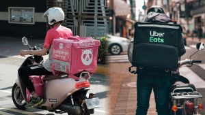 ▲foodpanda及Uber Eats兩大外送業者皆推出12月10次滿額免費外送優惠。（圖／取自foodpanda、Unsplash）