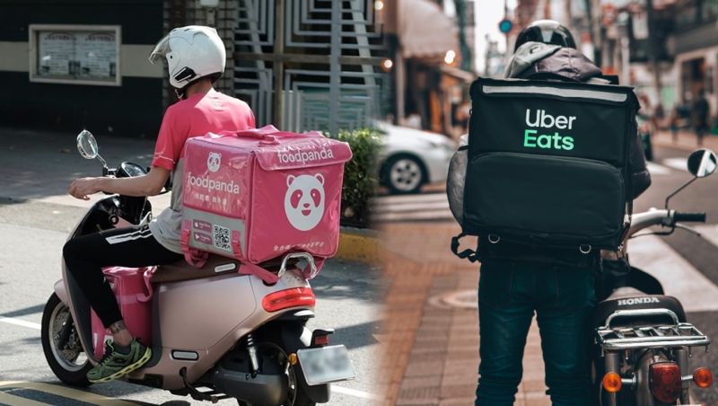 ▲foodpanda及Uber Eats兩大外送業者皆在3/31前推出年費制優惠。（圖／取自foodpanda、Unsplash）