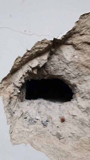 獨/市警局靶場牆壁被子彈打穿啦 危險!