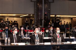 ▲「2021年開放國會論壇」 （2021 Open Parliament Forum），在台北喜來登飯店登場。（圖／游錫堃辦公室提供）