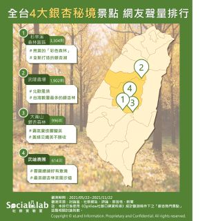 銀杏 ▲假日出遊除了追楓、落羽松之外,懂玩的你怎能錯過獨一無二的銀杏。
