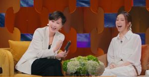 鄧紫棋 ▲鄧紫棋在劉嘉玲要求下,拉長音大秀肺活量。(圖/翻攝東方衛視微博)