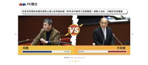 ▲針對反萊豬議題，網路民意調查數字目前為止同意票高達61.21%，反對票則是38.79%。（圖／NOWnews民調）