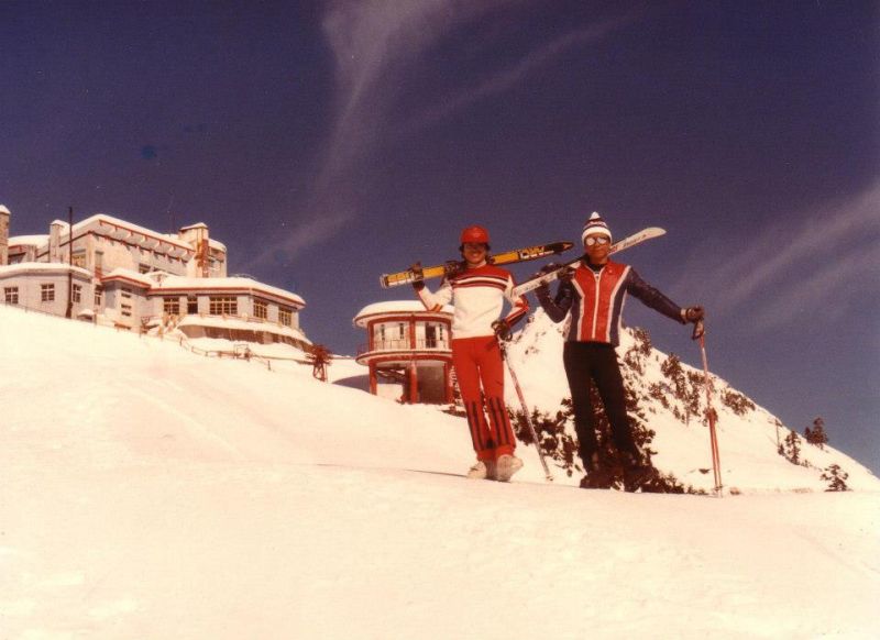 ▲1986年合歡山雪景,當年國人不用出國就能追雪。滑雪協會吳永義提供