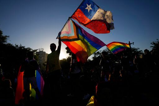 ▲南美洲國家智利國會今起將同性婚姻合法化，締造歷史性的一刻。（圖／美聯社／達志影像）