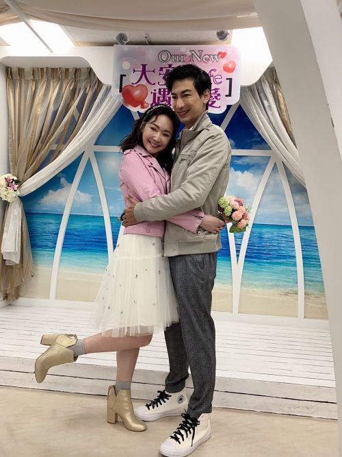 ▲林琮軒（右）19歲時就把王俐人（左）當女神，後來如願以償，把女神變成老婆。（圖／王俐人提供）