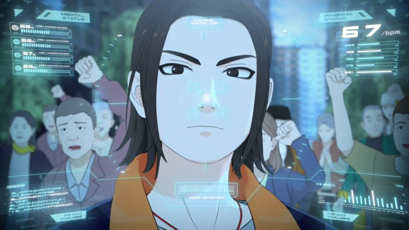 ▲《2049+絕處逢聲》宮廟少年阿威由林哲熹配音。(圖/myVideo提供)