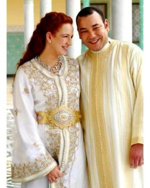 ▲薩爾瑪與穆罕默德六世。（圖／翻攝自HRH Princess Lalla Salma Of Morocco臉書）