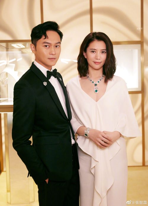 ▲張智霖（左）、袁詠儀結婚超過20年，唯一的兒子也已成年，兩人可以不再需要拚命工作。（圖／翻攝自張智霖微博）