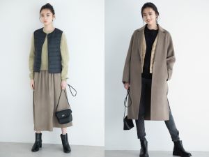 羽絨衣穿起來一定胖?達人曝「顯瘦感」關鍵 3招秒減肥 ▲同樣的背心,可外罩又內搭,穿出完全不同的感覺。(圖/UNIQLO提供)