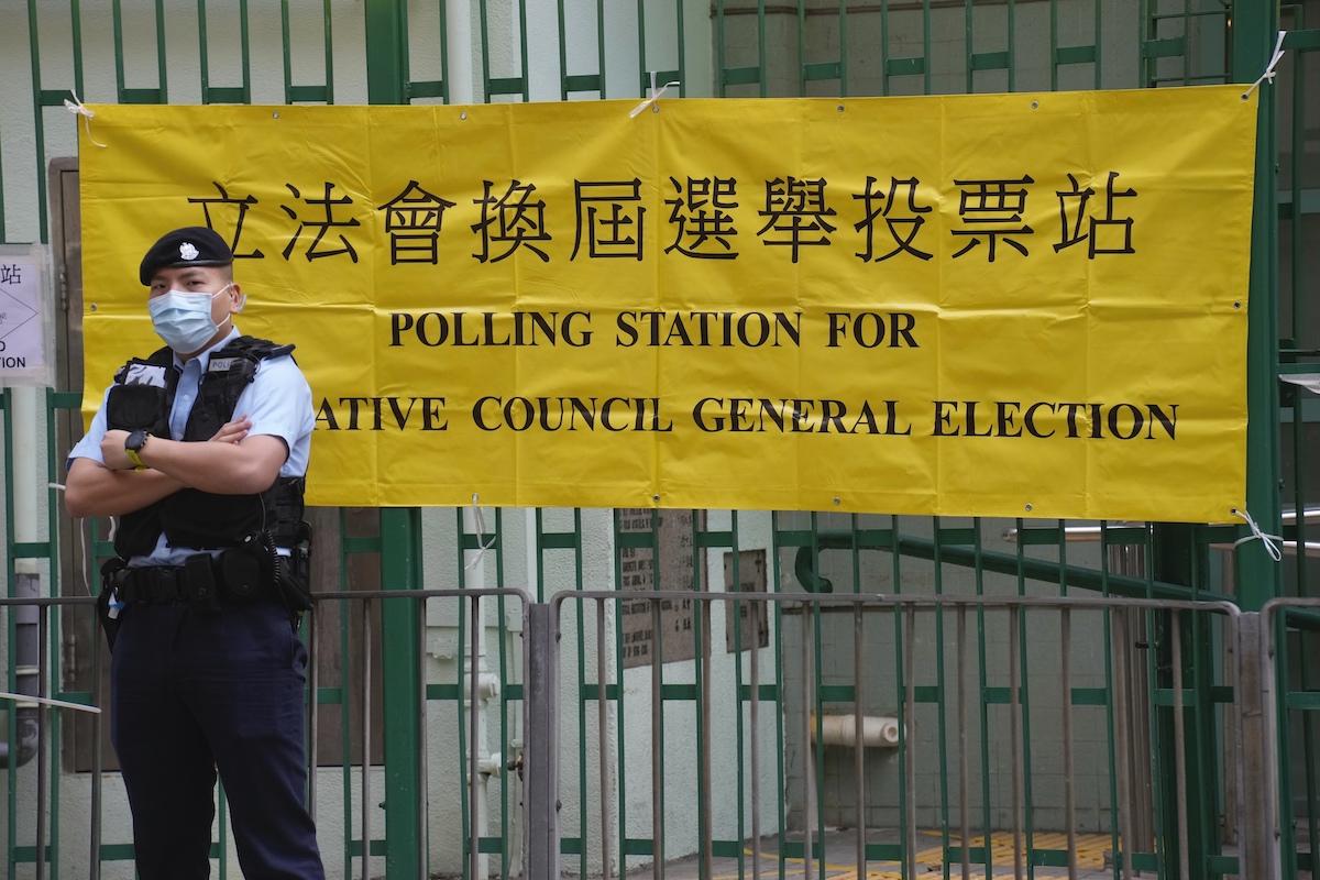 ▲香港立法會選舉19日舉行，在泛民缺選下，外界普遍預期投票率不高。（圖／美聯社／達志影像）
