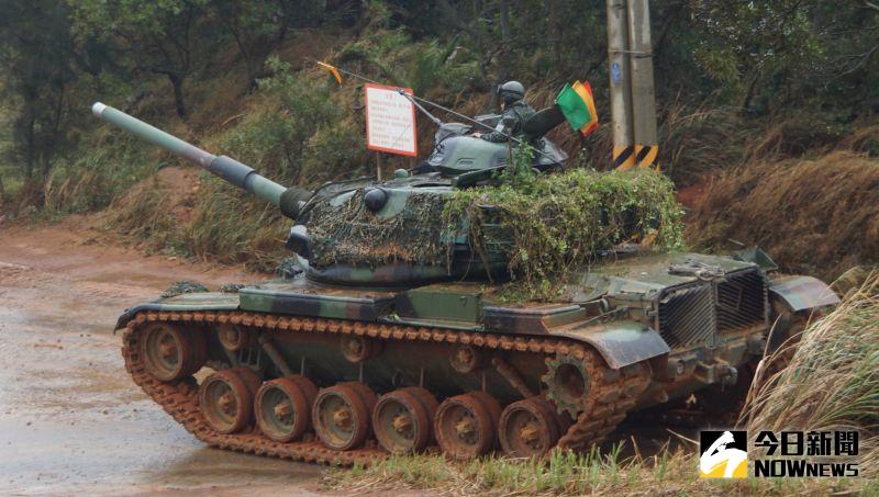 ▲我國向美採購M60A3戰車，目前為國軍主力戰車。(圖／記者呂炯昌攝)