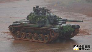 ▲陸軍CM11戰車採用M60戰車車身與M48A3戰車砲塔組裝生產。(圖／記者呂炯昌攝)