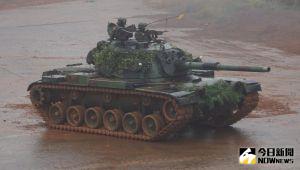 ▲陸軍CM11戰車採用M60戰車車身與M48戰車砲塔組裝生產。(圖/記者呂炯昌攝) ▲陸軍CM11戰車採用M60戰車車身與M48A3戰車砲塔組裝生產。(圖/記者呂炯昌攝)