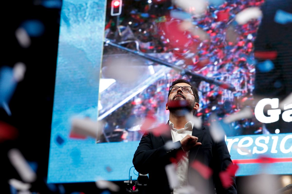 ▲智利左派議員柏瑞克（Gabriel Boric）於總統大選勝出，成為下任智利總統。（圖／美聯社／達志影像）