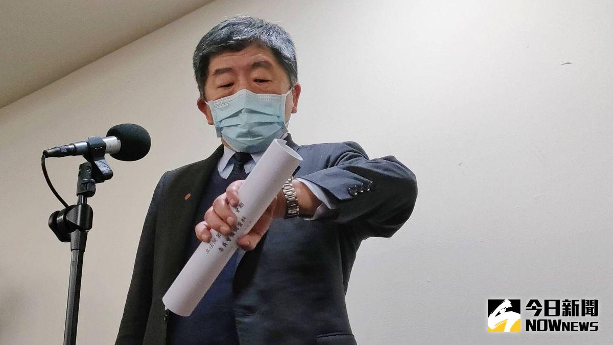 ▲疫情指揮中心指揮官陳時中表示,「我太太也是一樣」,想打高端卻不知道要去哪預約,後續會向北市府詢問。(圖/記者許若茵攝,2021.12.22)