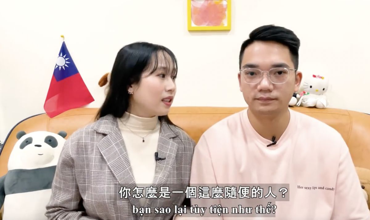 ▲來台讀書的越南情侶阿明和金金，在台灣開始當Youtuber頻道主，時常分享生活的日常點滴。（圖／翻攝自影片）