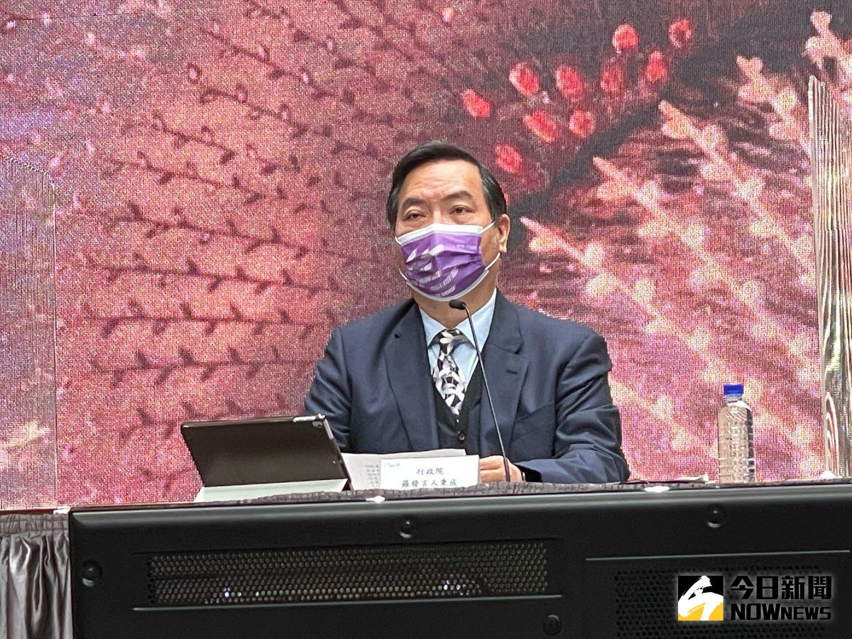 ▲行政院發言人羅秉成指出,立法院現在作為,行政院予以尊重。(圖/記者王敏旭攝,2021.12.23)