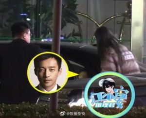 汪小菲 ▲長髮美女穿著羽絨服,坐進汪小菲的座車。(圖/翻攝微博)