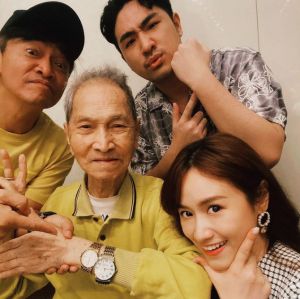 鹿希派 吳宗憲 ▲鹿希派(右後)是吳宗憲的獨子,吳宗憲(左)送他去美國伯克利學院深造。(圖/翻攝鹿希派IG)