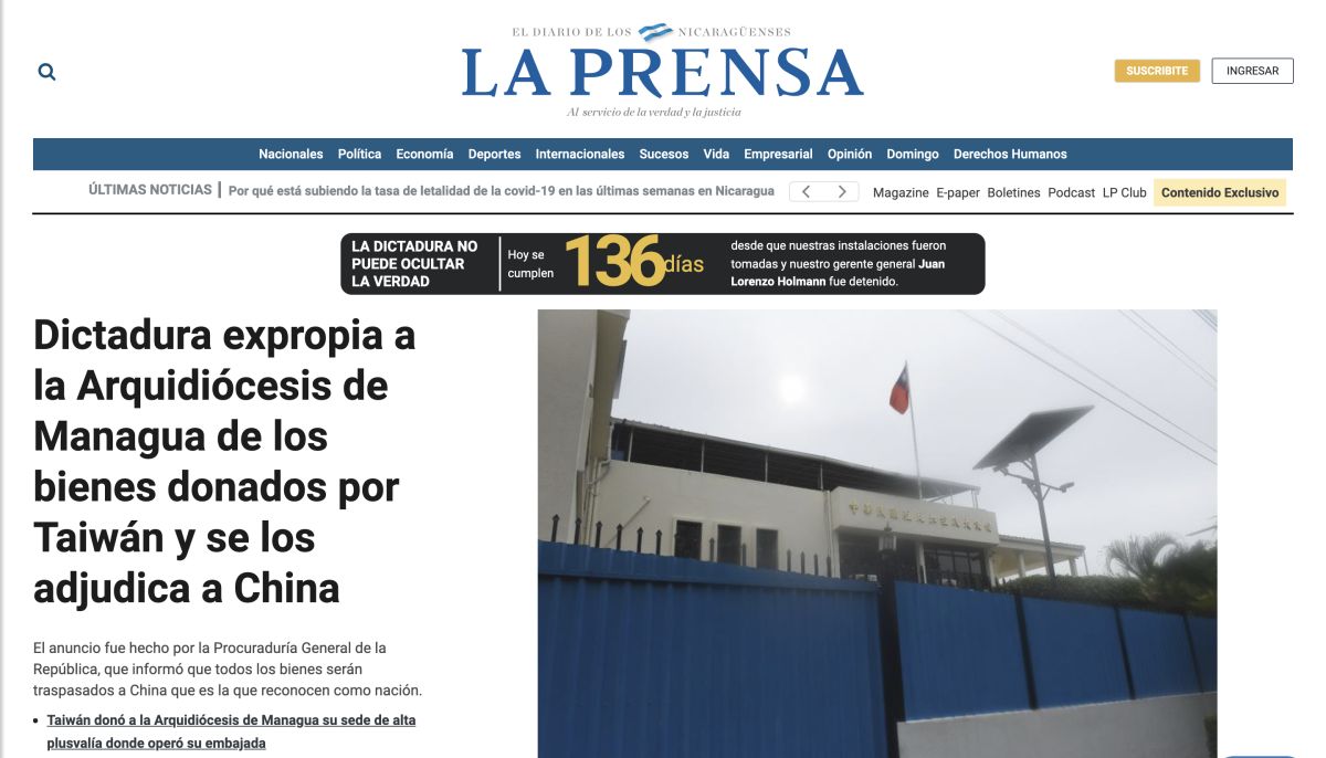 斷交又出招！外媒：尼加拉瓜總統「沒收台灣資產」給北京