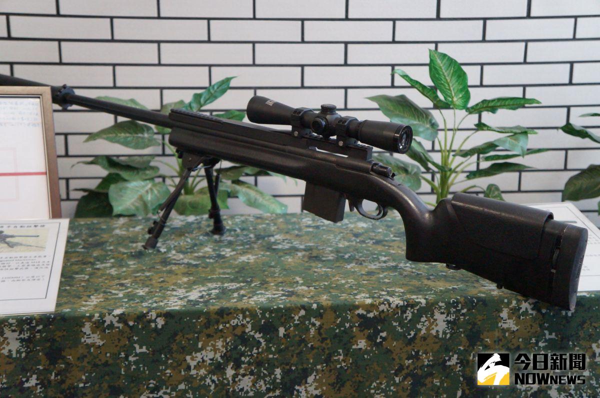 ▲軍備局205廠生產的國造輕型狙擊槍。(資料照／記者呂炯昌攝)