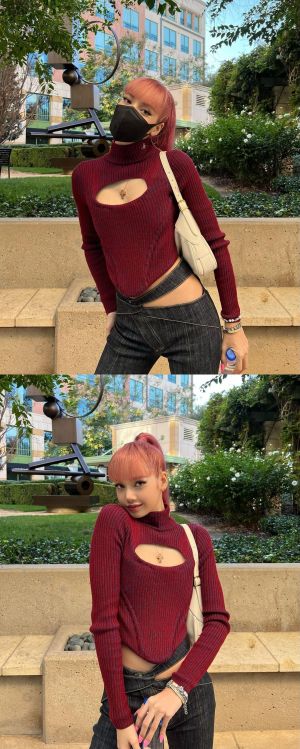 ▲LISA身材好，能駕馭不少衣服。（圖／LISA IG）