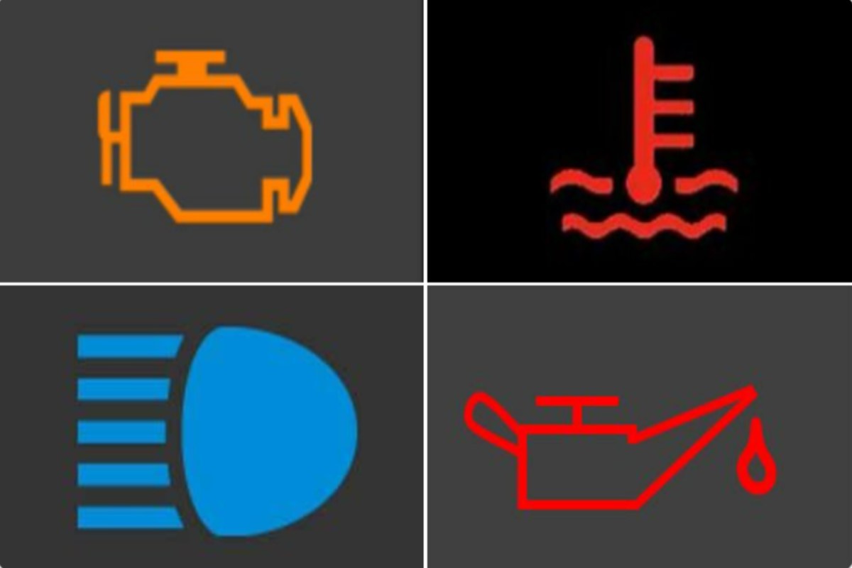 ▲日本一名曾任汽車維修員的推主日前分享4種儀錶板常出現的圖案，表示很多車主其實都不清楚其含意。（圖／twitter帳號accelaJZA80）