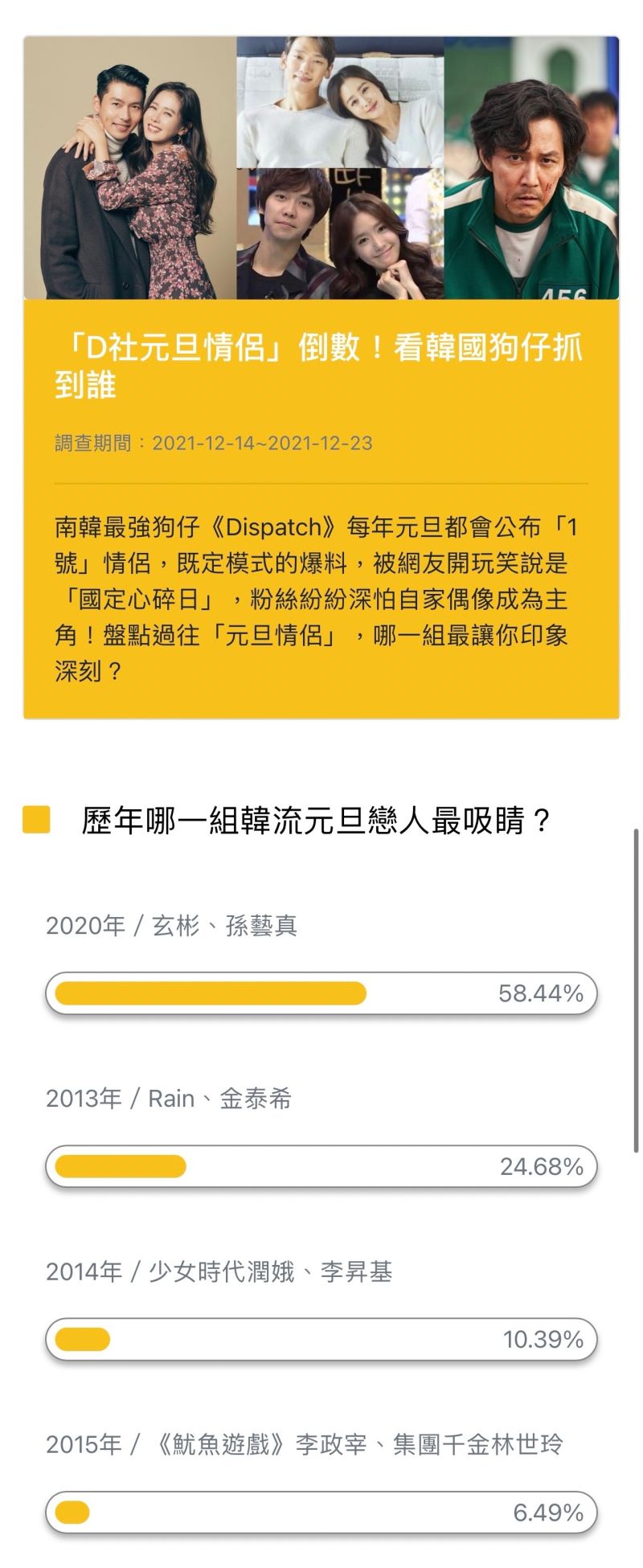 ▲NOWnews舉辦歷年元旦情侶民調，結果出爐。（圖／NOWnews）