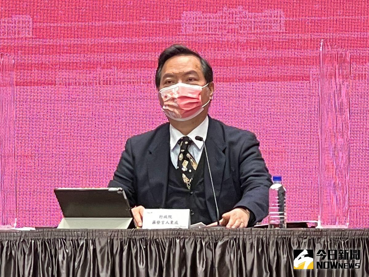 ▲行政院發言人羅秉成表示,任何國家的食品要進口到台灣,政府都會參考國際標準、科學檢驗,全力為人民的健康把關。(圖/記者王敏旭攝)