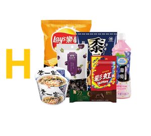 ▲「編號H」福袋商品組合。（圖／取自全家）