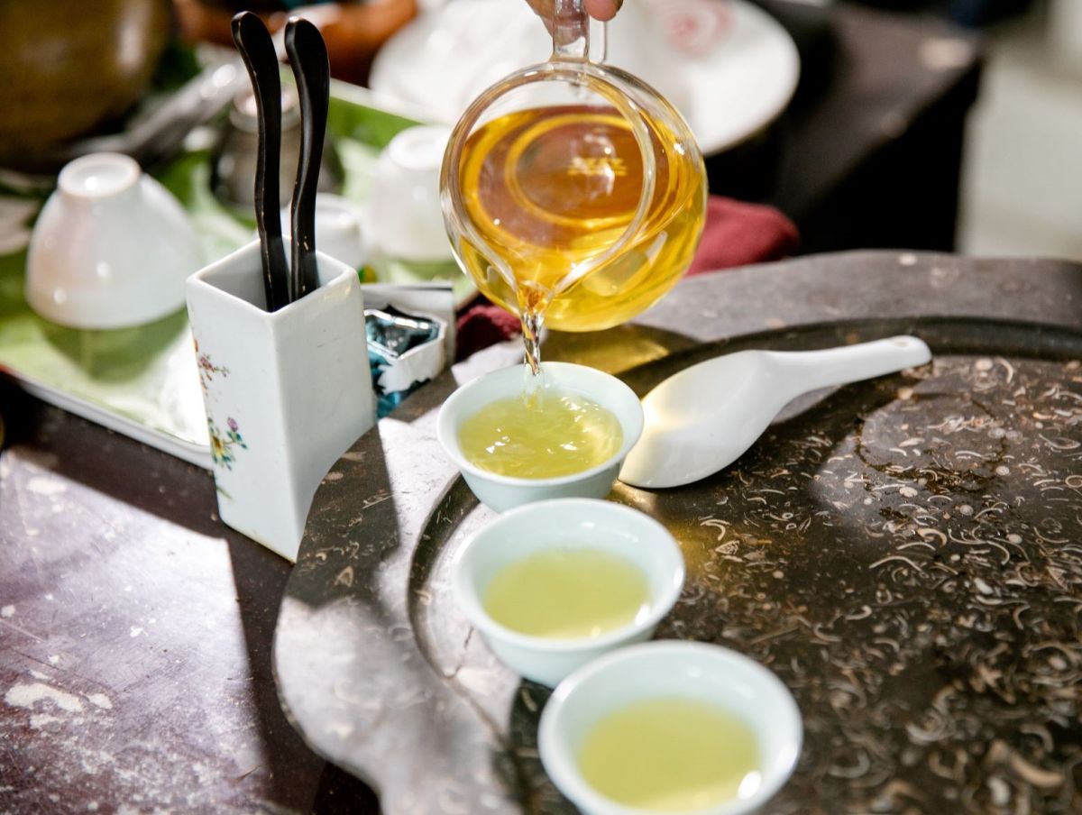 ▲梨山茶得天獨厚的色、香、味、甘，是其它茶區茶葉無法與之抗衡的。（圖／和平區公所提供）