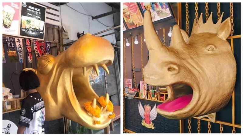 台灣手搖飲店進駐泰國成另類潮流！網友笑翻：超像動物園
