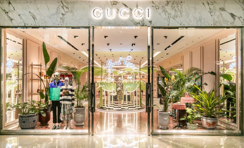 ▲GUCCI台北101虎年店中店，期間限定展出於2月10日。（圖／GUCCI提供）