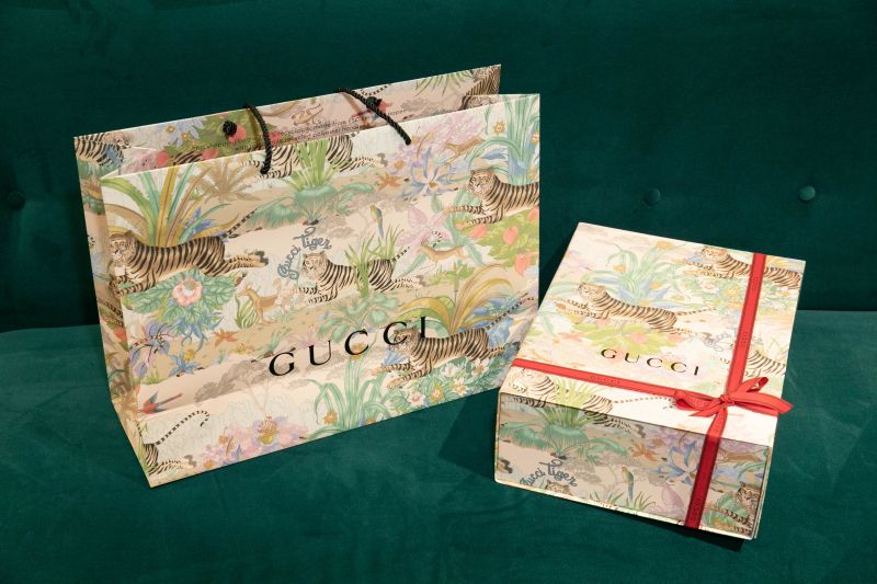 ▲GUCCI虎年主題特殊包裝。（圖／GUCCI提供）