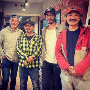 王力宏 方文山 ▲王力宏(右二)和方文山(左二)近年合作關係密切。(圖/翻攝王力宏IG)
