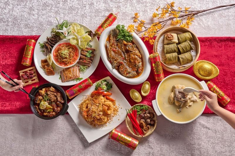 ▲美福大飯店推「飄香圍爐宴」桌菜,每組1萬2800元。(圖/業者提供)