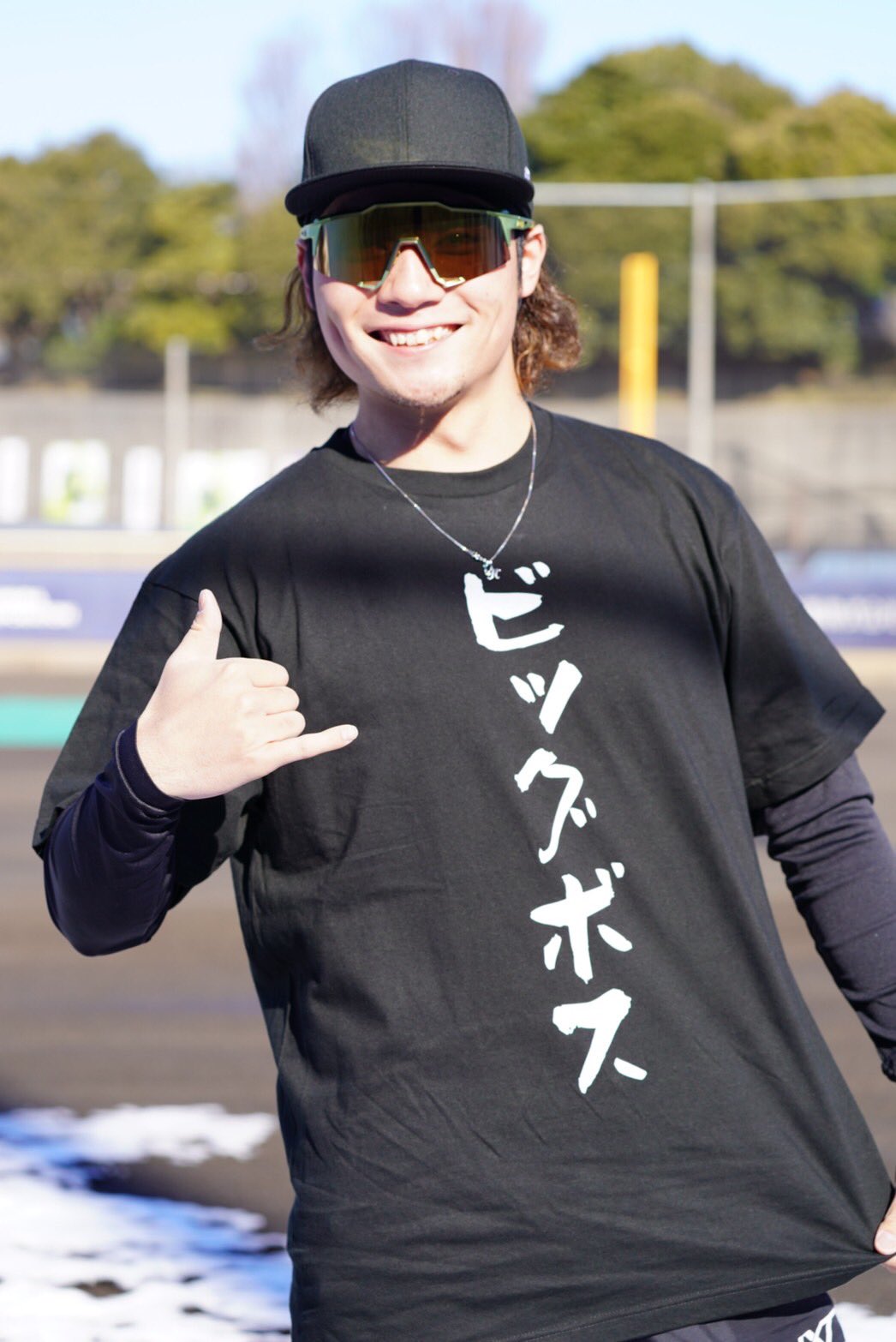 日職/伊藤大海目標勝投王 穿Big BossT恤現身自主訓練