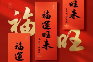 ▲總統府今（10）日公布111年春聯、紅包袋及福袋設計樣式。（圖／總統府提供）