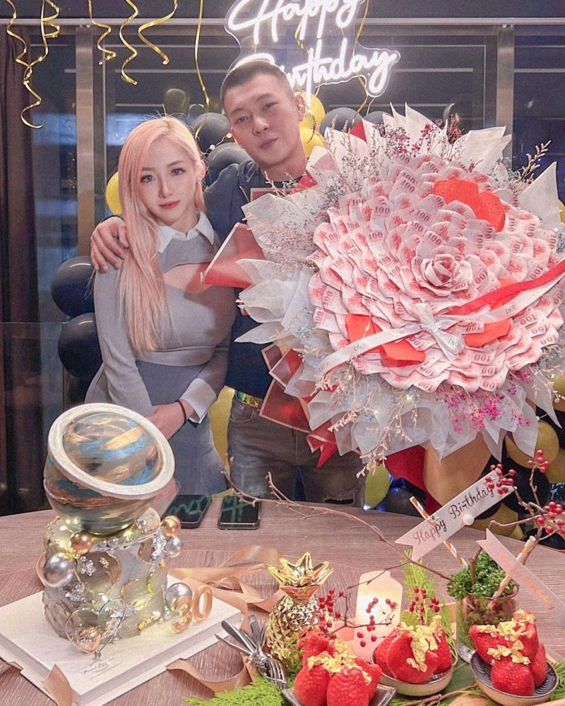 ▲歐菈替鳳梨規劃生日長達半年。（圖／歐菈IG）