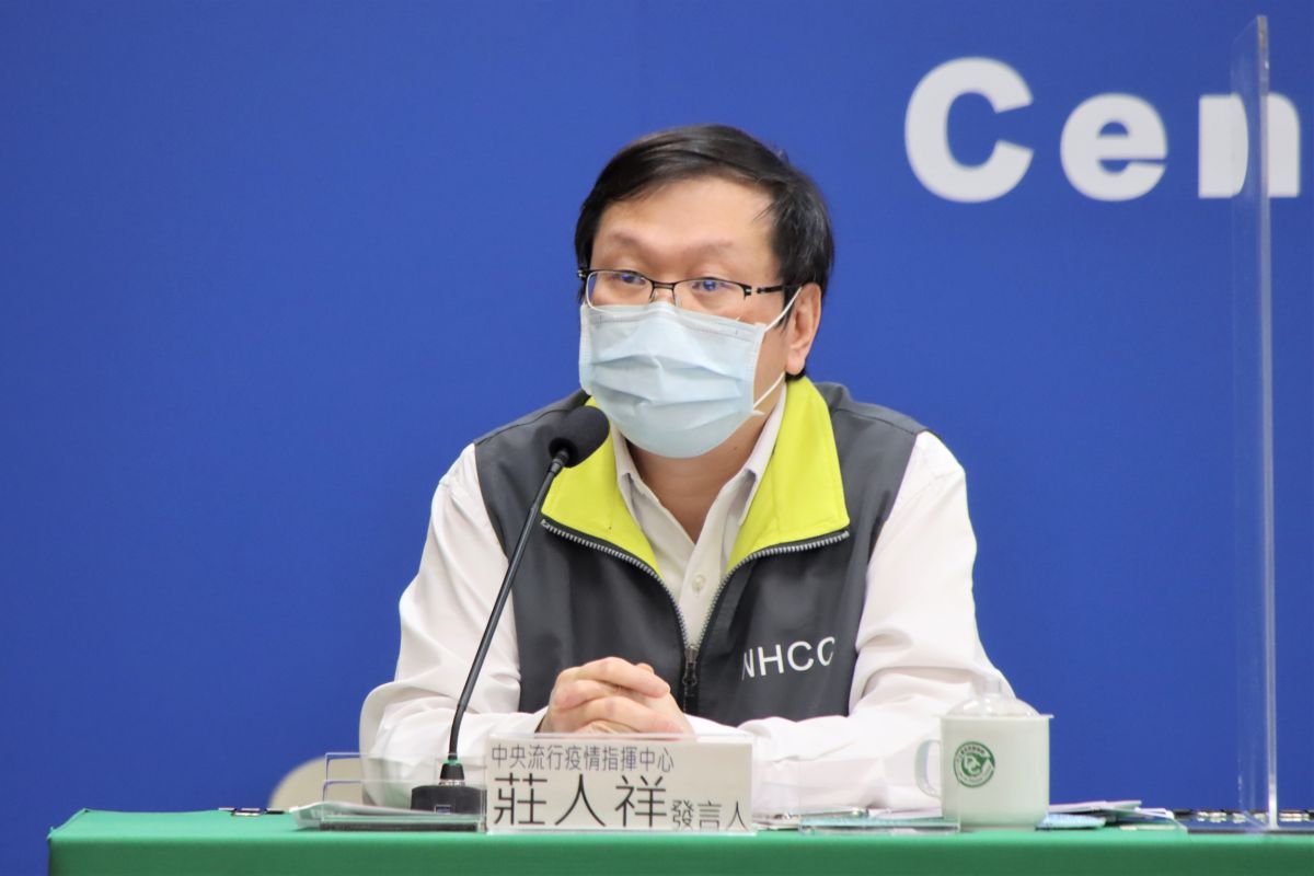 ▲指揮中心發言人莊人祥。(圖/指揮中心)