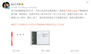 BY2 ▲BY2出示官方認證,要讓李靚蕾接受法律制裁。(圖/翻攝BY2微博)