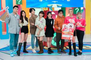 ▲胡瓜合體女兒小禎,右起為林柏妤、小禎、胡瓜、瑪莉亞、米可白、吳俊諺、潘映竹、林曜晟。(圖/衛視提供) ▲胡瓜合體女兒小禎,右起為林柏妤、小禎、胡瓜、瑪莉亞、米可白、吳俊諺、潘映竹、林曜晟。(圖/衛視提供)