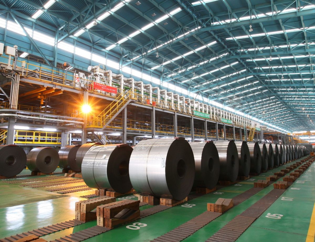 ▲中鋼公司獲得UL頒發全球首項鍍鋅鋼品再生材料含量驗證。(資料照／記者黃守作攝) 