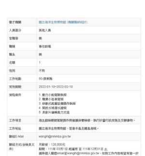 雖然薪水優渥,但應徵條件卻也不低。(圖/取自《PTT》) ▲雖然薪水優渥,但應徵條件卻也不低。(圖/取自《PTT》)