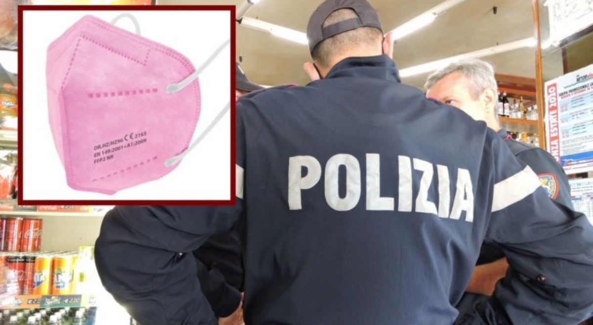 ▲義大利警察工會「自治警察聯盟」（SAP）反對給警察發放粉紅色口罩，認為粉色口罩與警察制服不搭，且恐怕有損形象。（圖／翻攝自wanted in Rome）